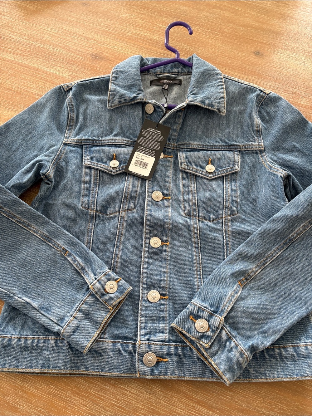 New With Tags Hudson Denim Trucket Jacket Size S/M